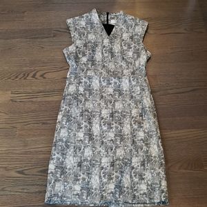 MM Lafleur Aditi crackle jacquard dress